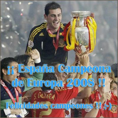 España campeona de la Eurocopa 08